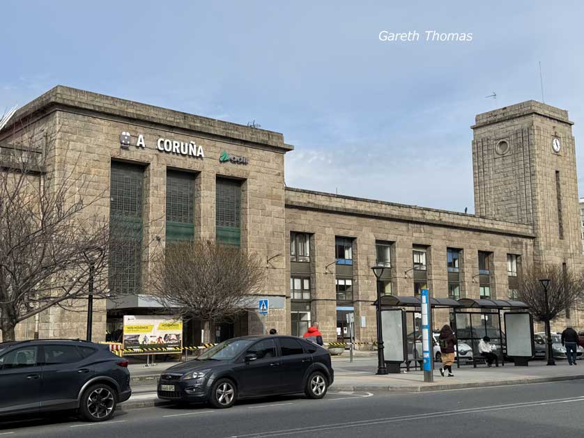 A Coru&ntilde;a railway station.