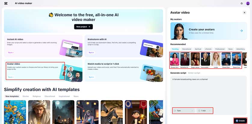 Make Characters Speak Your Script with Talking AI Avatar.