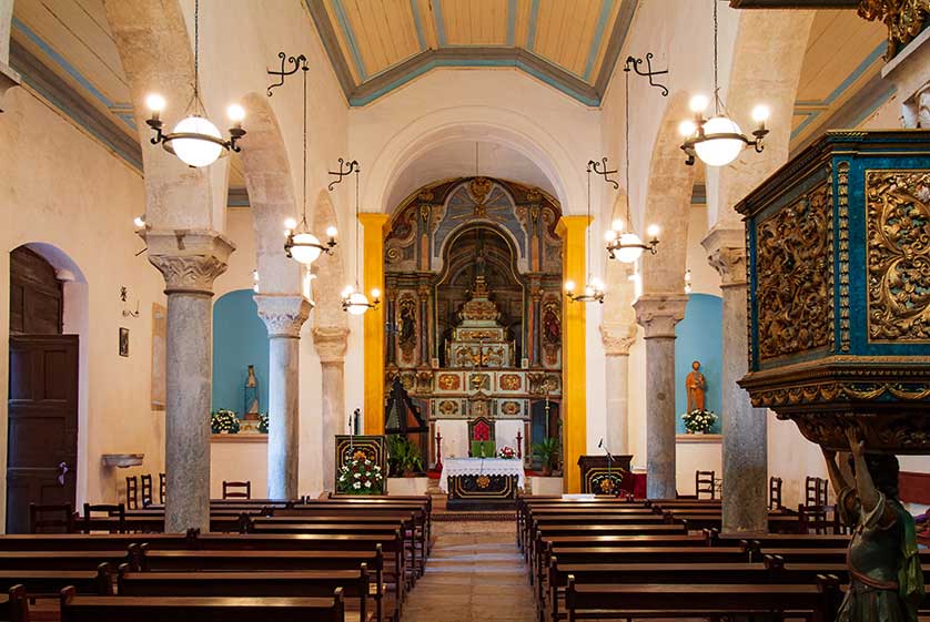 Igreja Matriz de Alc&aacute;cer do Sal.