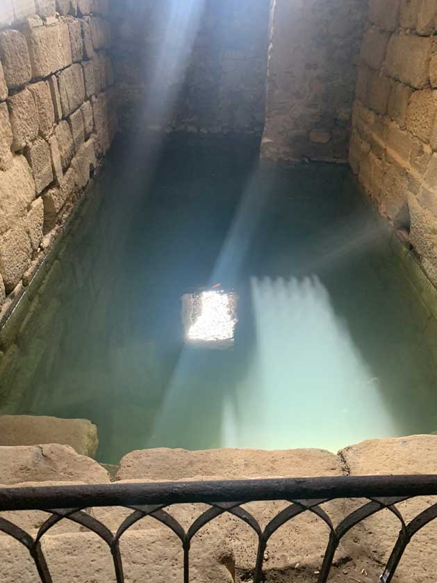 The cistern.