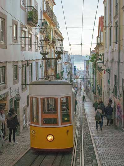 Elevador da Gloria, Lisboa.