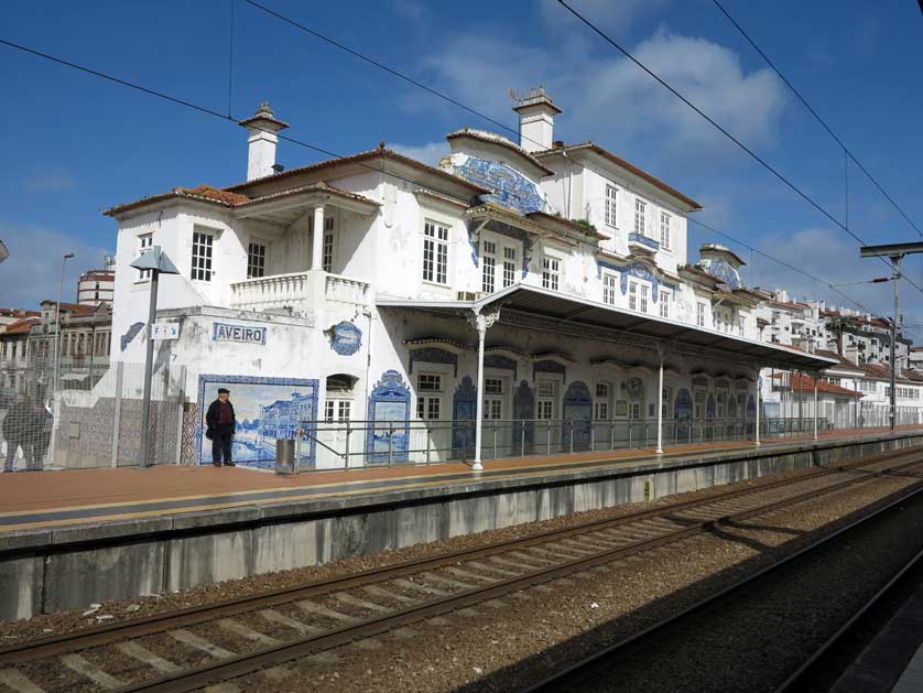 Aveiro Station with azulejos, Aveiro.