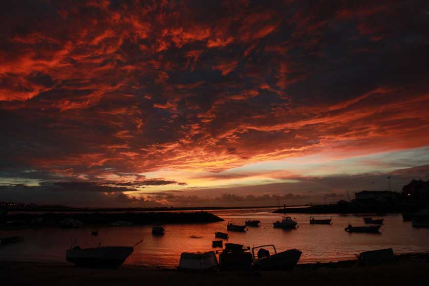 Dawn in Ayamonte, Huelva, Andalusia, Spain.