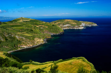 Azores sea coast, Portugal.