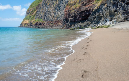 Azores sea coast, Portugal.