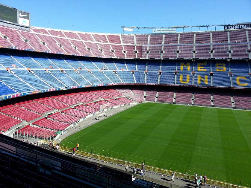 Camp Nou home of FC Barcelona.