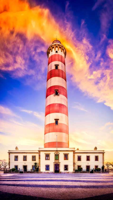 Farol de Praia da Barra, Aveiro.