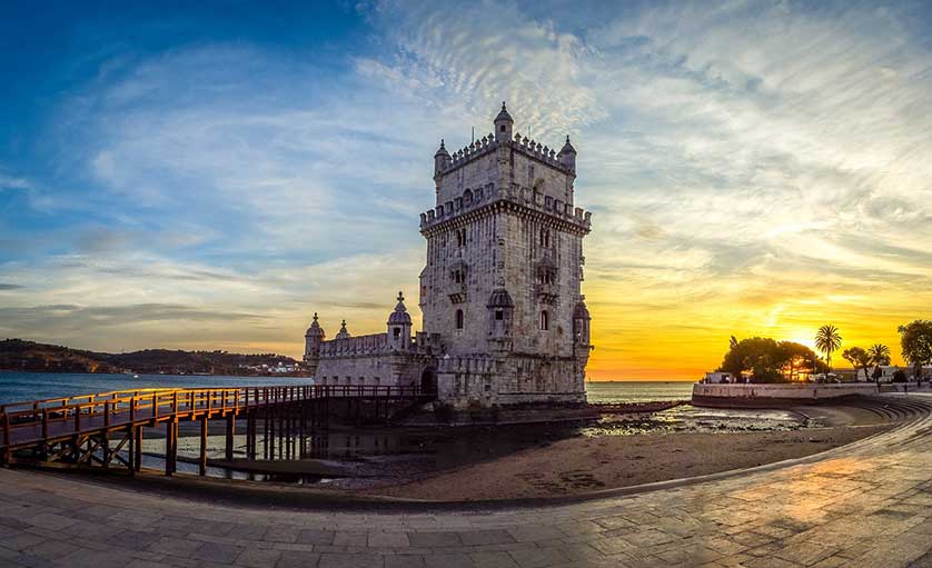 Bel&eacute;m Tower in Bel&eacute;m, Lisbon.