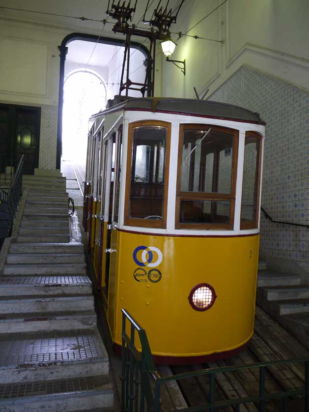 Bica elevador, Lisbon, Portugal.