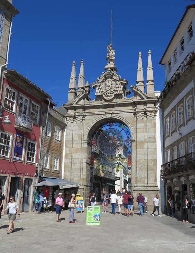 Arco Da Porta Nova, Braga, Portugal.