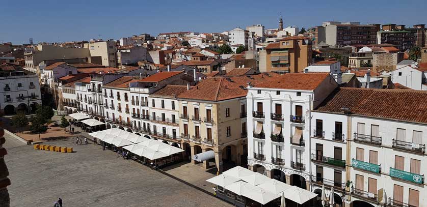 Looking down on Plaza Mayor.