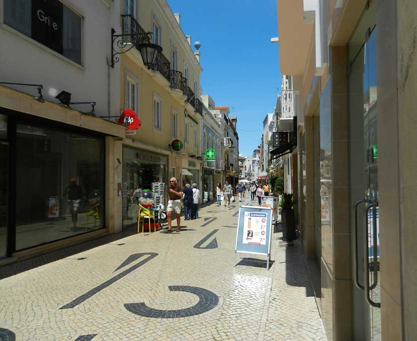 Street in Caldas da Rainha.