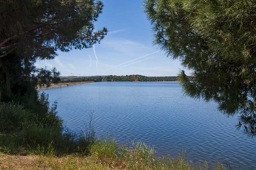 The picturesque Albufeira do Caia, Campo Maior, Portugal.