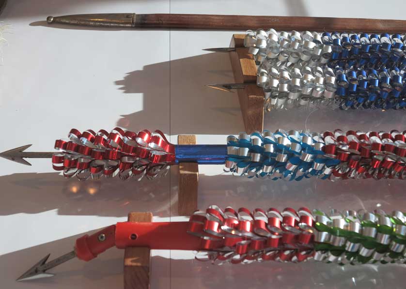 Bandarilhas on display.