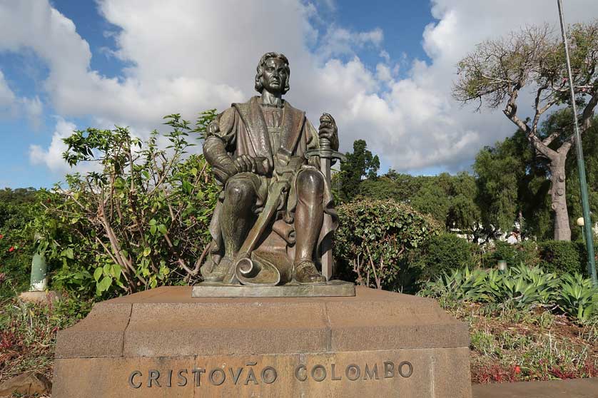 Statue of Christopher Columbus.