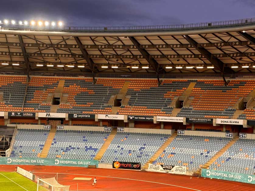 Two-thirds of the nearly 30,000 seats are covered.