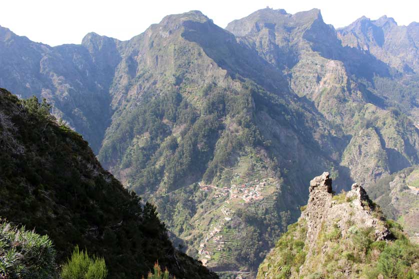 View from the Miradouro Eira do Serrado, Madeira.