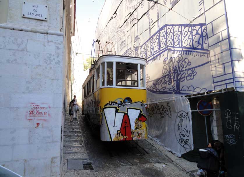 Elevador do Lavra, Lisbon, Portugal.