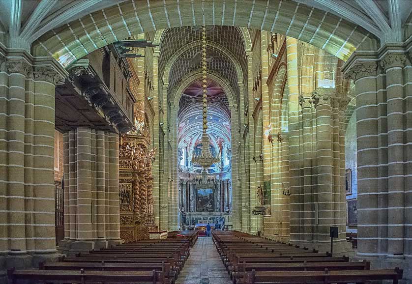 Evora Cathedral, Alto Alentejo, Portugal.