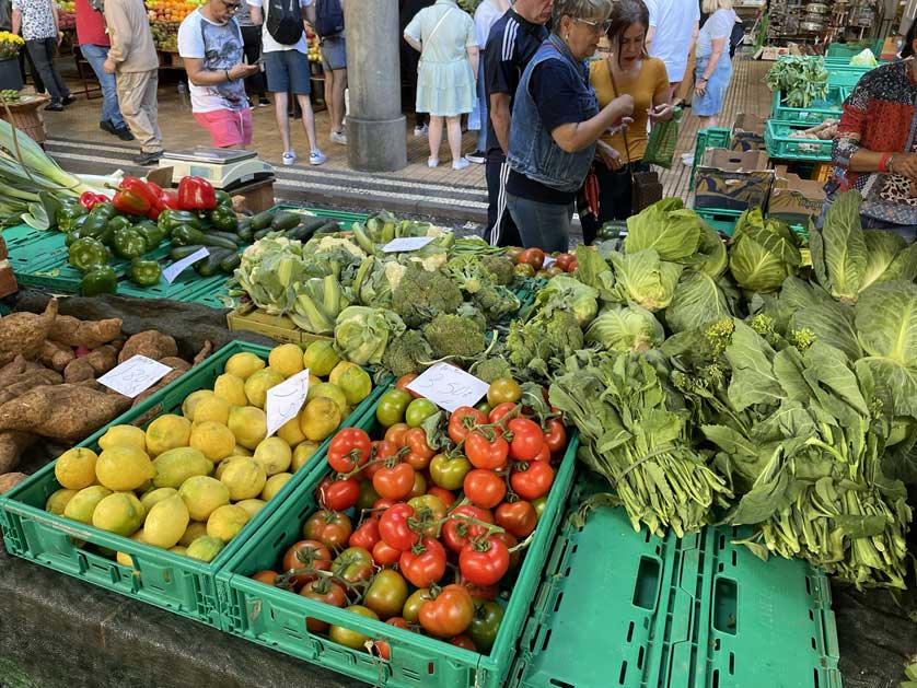 Vegetables on sale.