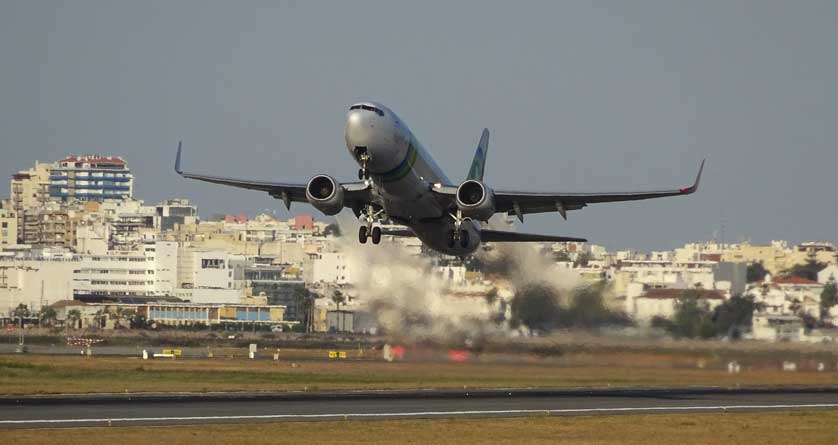 Faro Airport, Portugal.