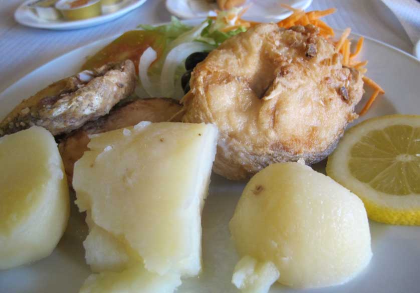 Portuguese food, Faro, Algarve.