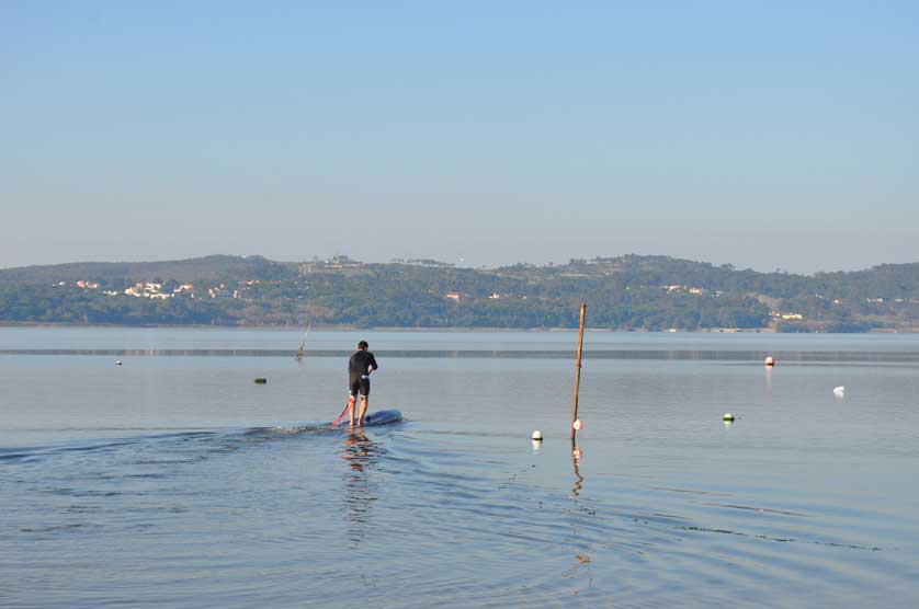 The Lagoa de Óbidos at Foz do Arelho.