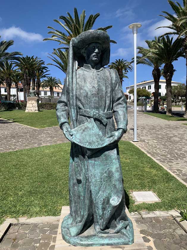 Statue in Porto Santo, Madeira.