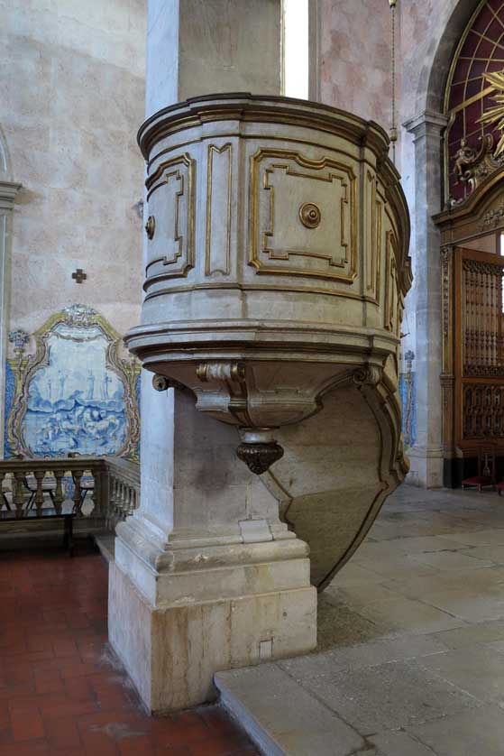 Pulpit in the church.