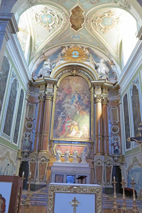 Painting above the altar by Pedro Alexandrino.