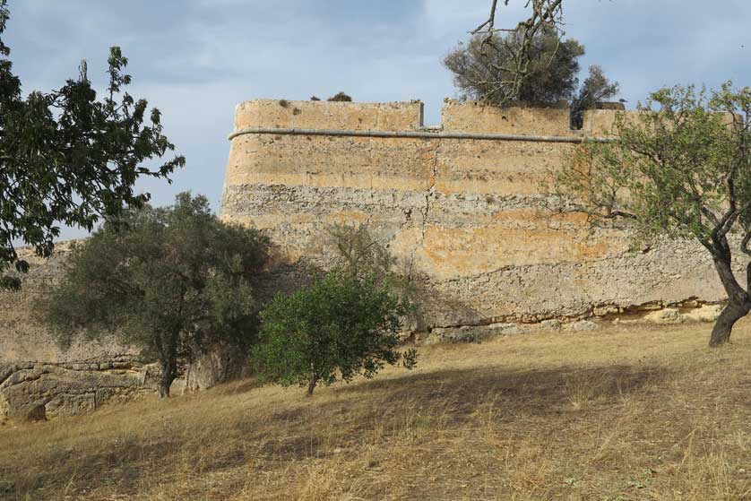 Part of the walls in Lagos, Algarve, Portugal.