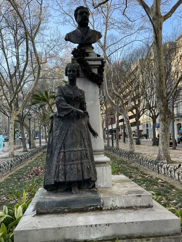 Bust of Manuel Pinheiro Chagas (1842-1895).