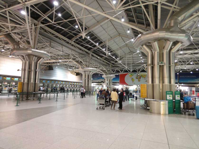 Lisbon Airport Departures.