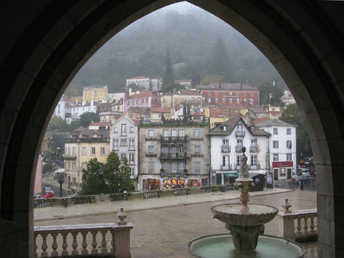 View of Sintra, Lisbon, Portugal.