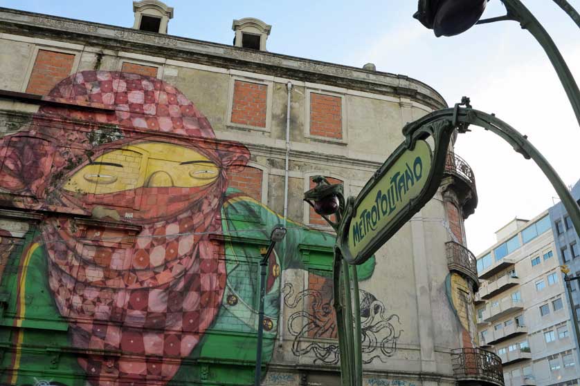 Mural near Picoas Metro Station, Lisbon.