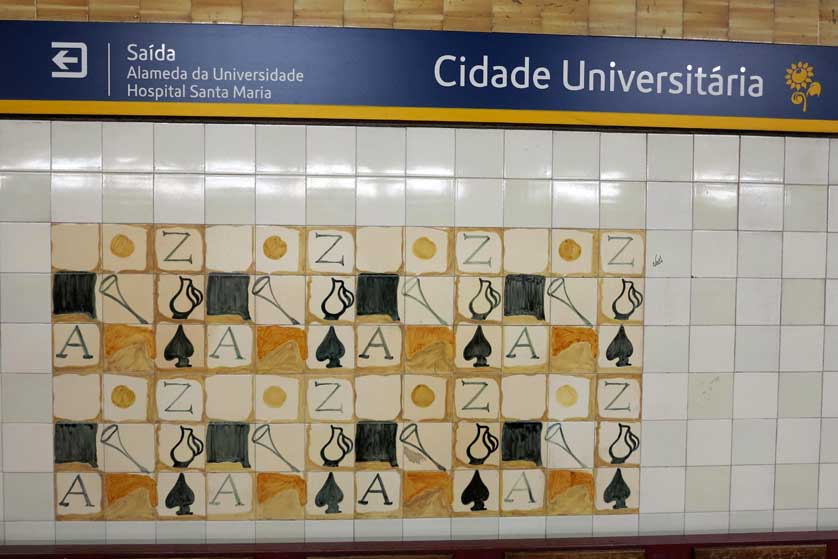 Lisbon Metro, Lisbon, Portugal.