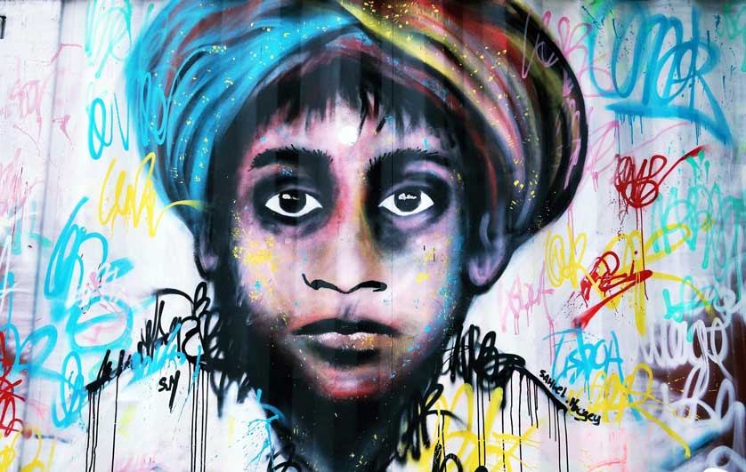 Street art in Lisbon.