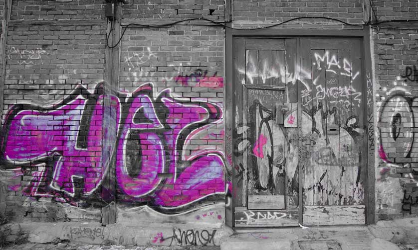 Defacing private property or heritage buildings is still very much illegal.