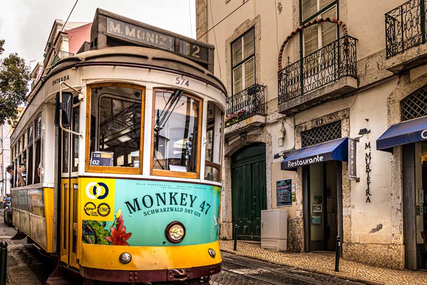 Lisbon tram number 12.