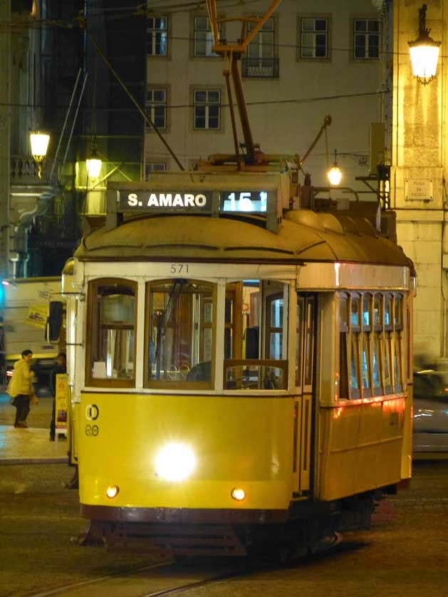 Lisbon tram number 15.