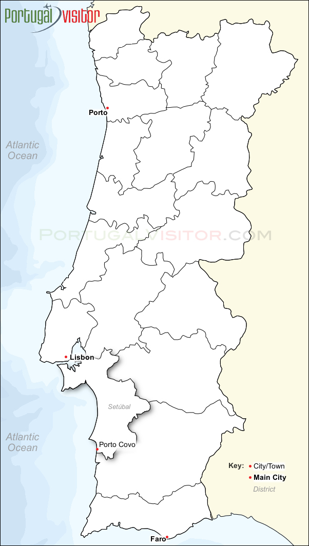 Map of Porto Covo, Portugal.