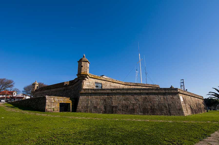 Forte de Nossa Senhora das Neves de Leça, Matosinhos, Porto, Portugal.