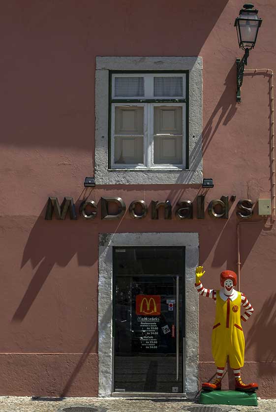 A branch of McDonalds in Lisbon.