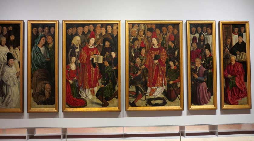 Saint Vincent Panels in the museum.