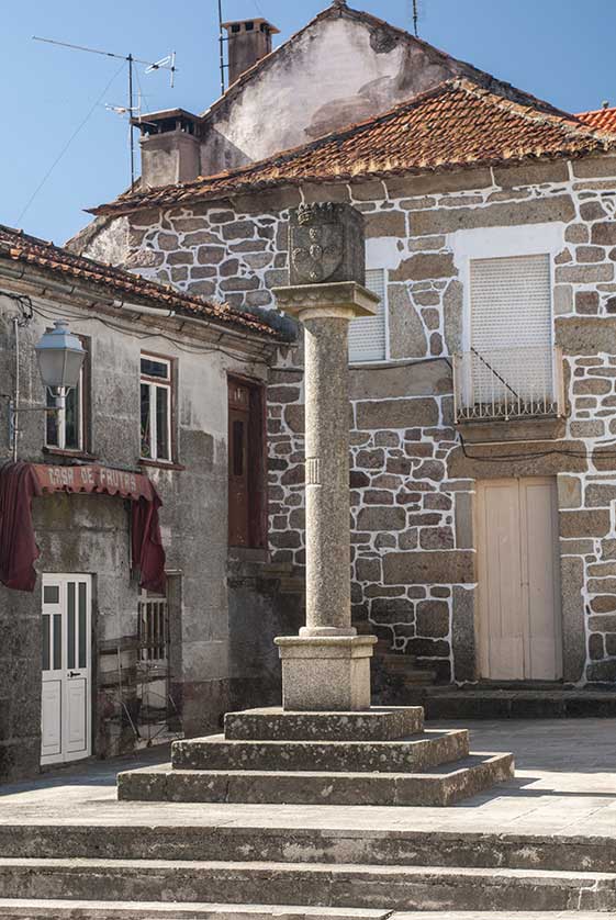 The historic pillory in Montalegre.