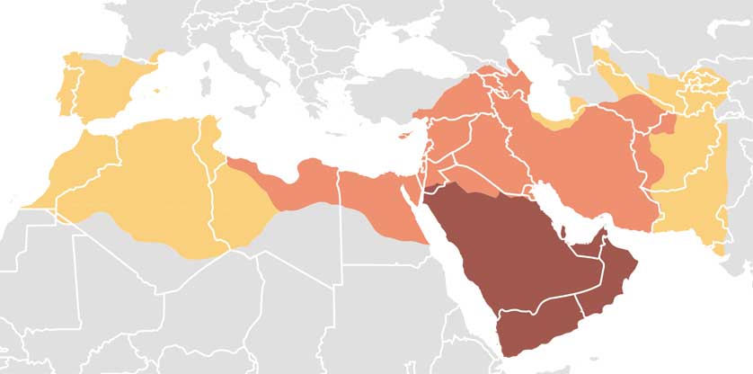 Map of Islamic Portugal.