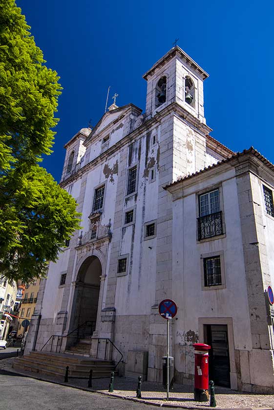 Mouraria Igreja Paroquial de São Cristóvão, Lisbon, Portugal.
