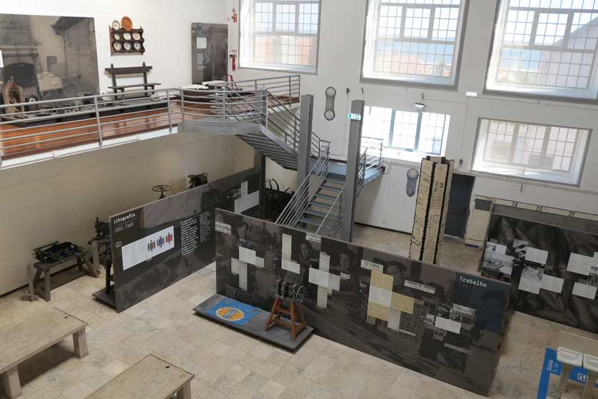 Inside the museum.