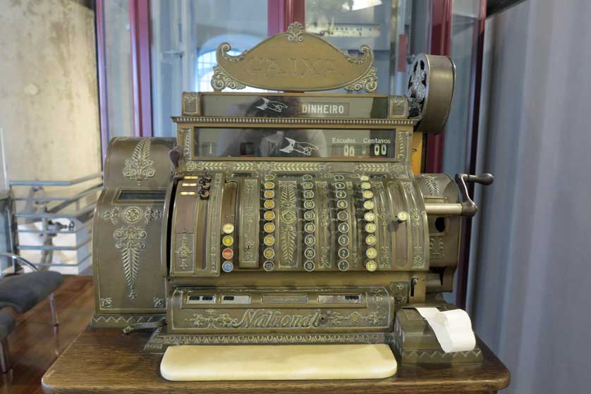 The cash register from the Lisbon grocery.
