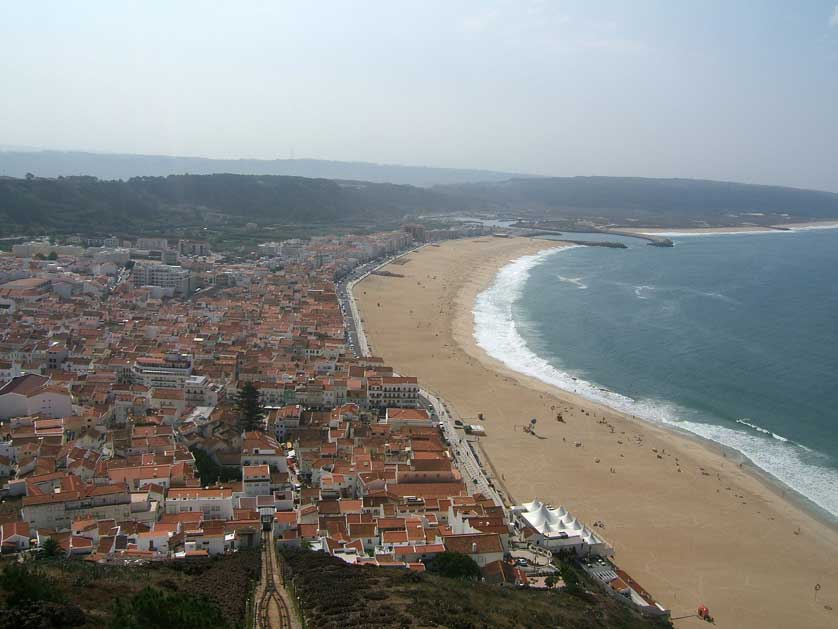 The coast at Obidos.
